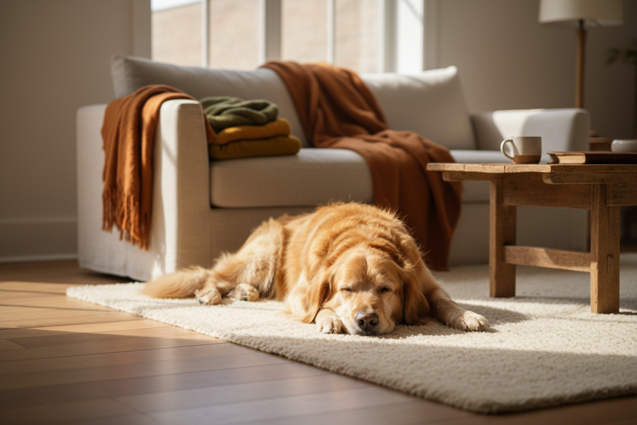 Mon chien a du mal à se lever : les signes à ne pas ignorer et les solutions pour améliorer son confort