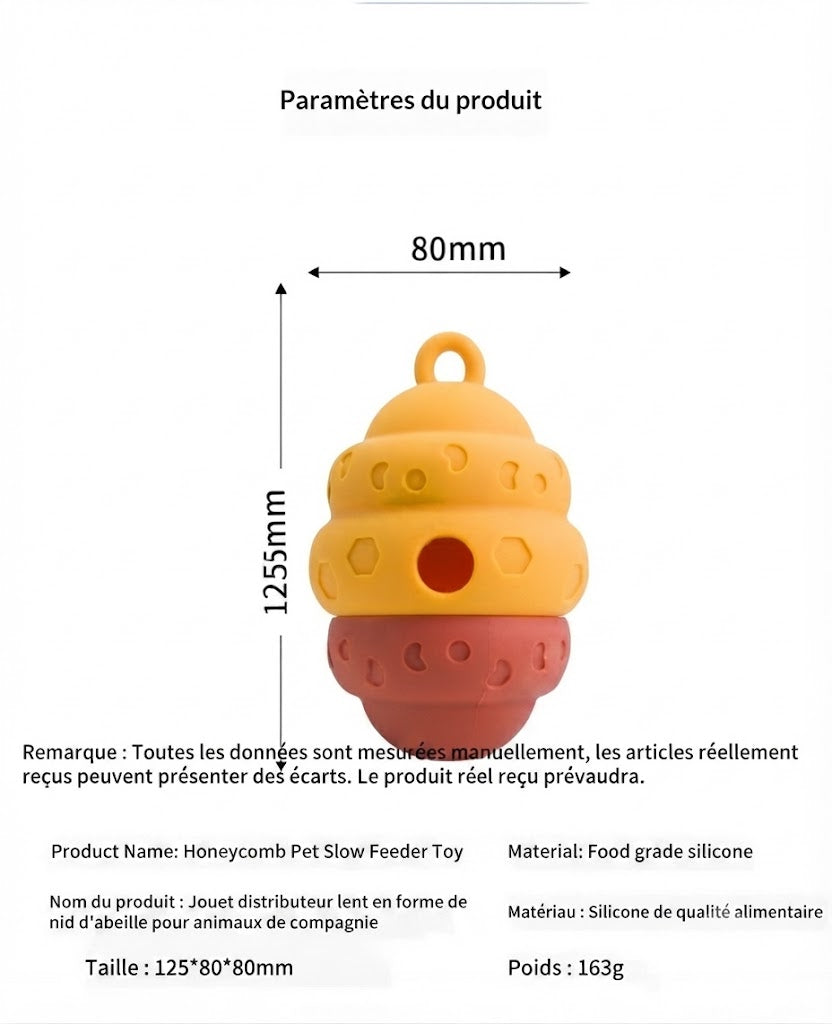 Dog Food Dispenser Toy - Safe, Durable, and Anti-Gobble
