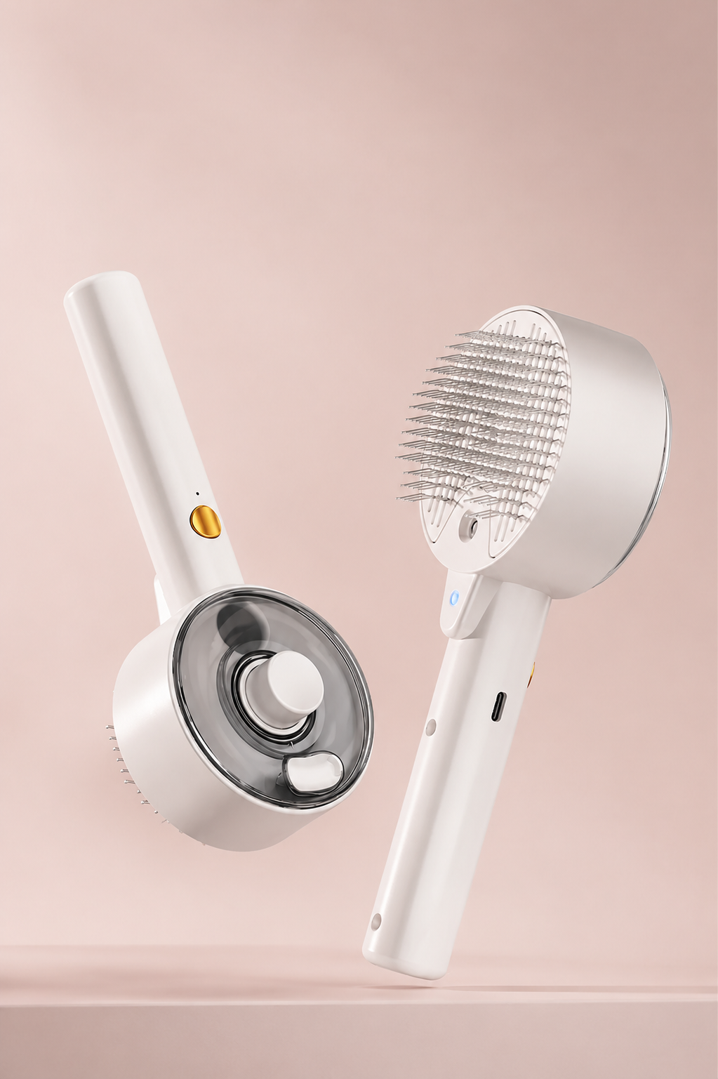 Animora Groom™ – Brosse de toilettage autonettoyante avec brume